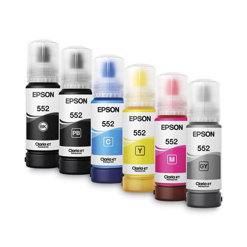 EPSON - T552420S (T552) Claria High-Yield Ink, 70 mL, Yellow
