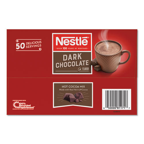 Nestle - Hot Cocoa Mix, Dark Chocolate, 0.71 oz, 50/Box