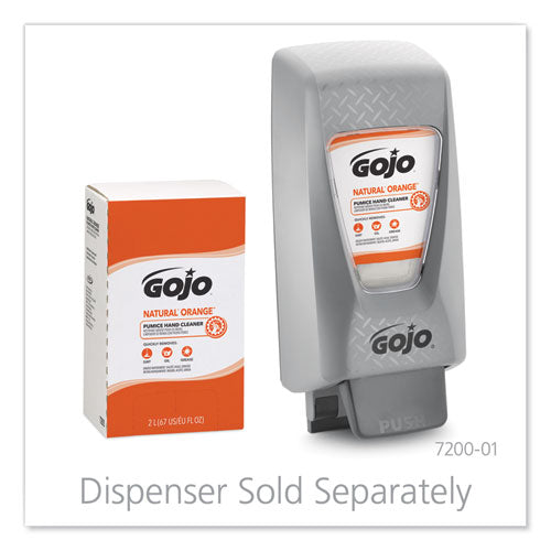 Gojo - NATURAL ORANGE Pumice Hand Cleaner Refill, Citrus Scent, 2,000 mL, 4/Carton