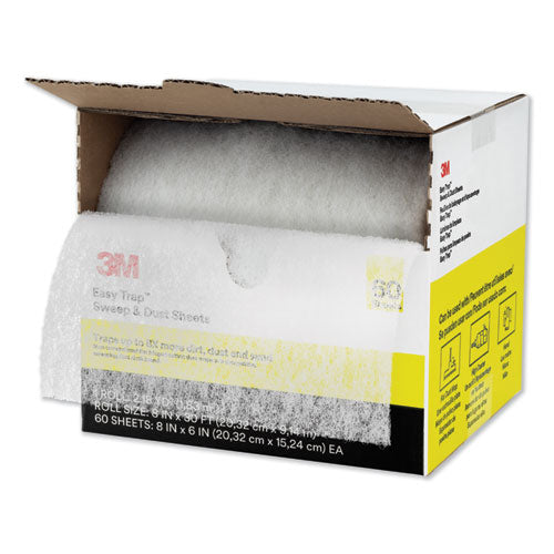 3M - Easy Trap Duster, 8" x 30 ft, White, 60 Sheet Roll