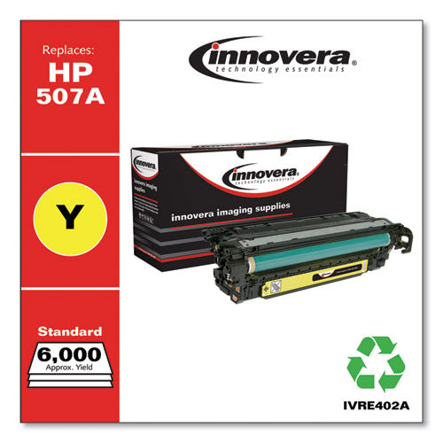 innovera - Remanufactured Yellow Toner, Replacement for 507A (CE402A), 6,000 Page-Yield
