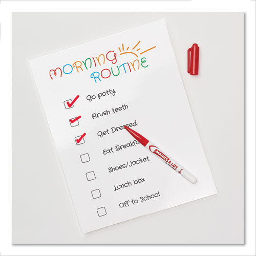 Avery - Clear Self-Adhesive Laminating Sheets, 3 mil, 9" x 12", Matte Clear, 50/Box