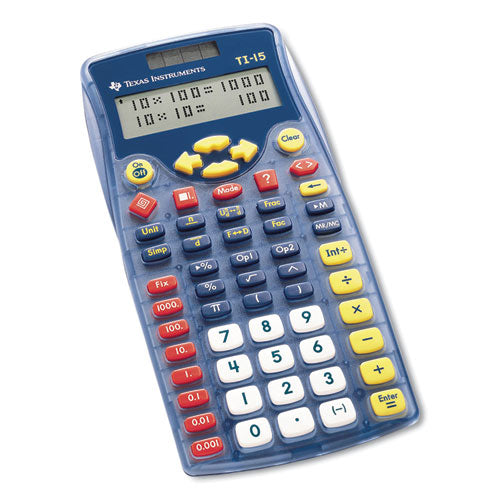 Texas Instruments - TI-15 Explorer Elementary Calculator, 11-Digit LCD