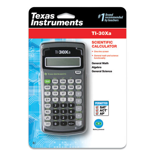 Texas Instruments - TI-30Xa Scientific Calculator, 10-Digit LCD