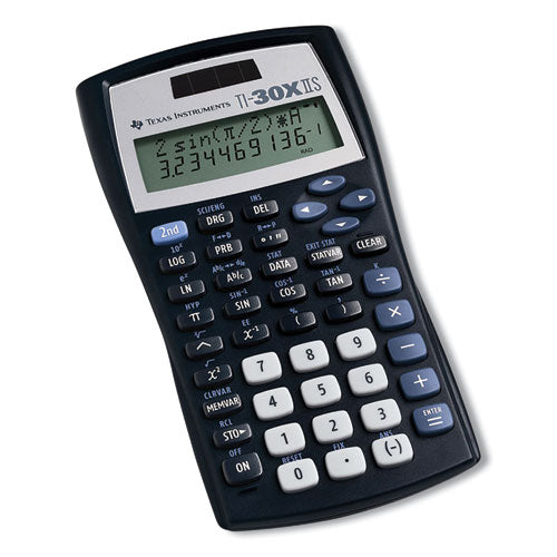 Texas Instruments - TI-30X IIS Scientific Calculator, 10-Digit LCD, Black