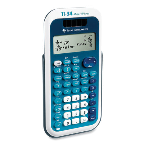 Texas Instruments - TI-34 MultiView Scientific Calculator, 16-Digit LCD