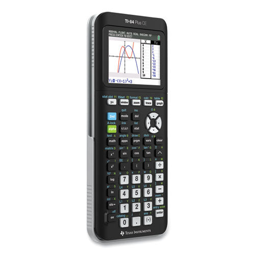 Texas Instruments - TI-84 Plus CE Programmable Color Graphing Calculator, 10-Digit LCD, Black