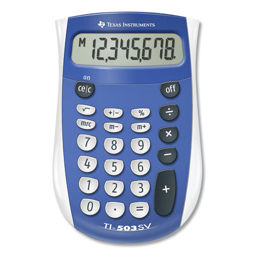 Texas Instruments - TI-503SV Pocket Calculator, 8-Digit LCD