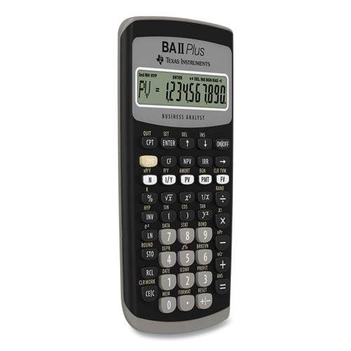 Texas Instruments - BAIIPlus Financial Calculator, 10-Digit LCD