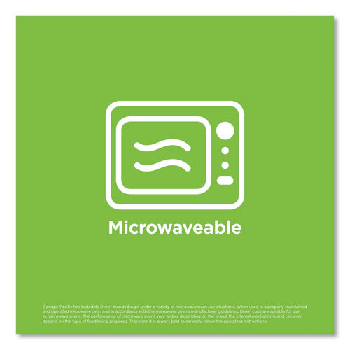 Dixie - PerfecTouch Paper Hot Cups, 12 oz, Coffee Haze Design, 25/Sleeve, 20 Sleeves/Carton