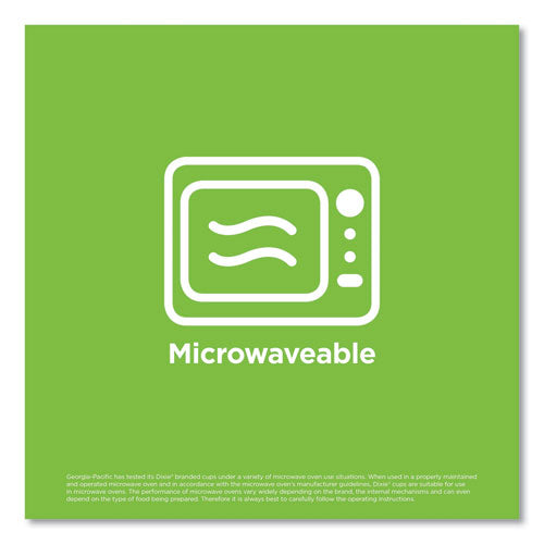 Dixie -PerfecTouch Paper Hot Cups, 12 oz, Coffee Haze Design, 50/Pack