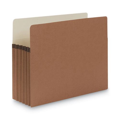 Smead - Redrope Drop Front File Pockets, 5.25" Expansion, Letter Size, Redrope, 10/Box