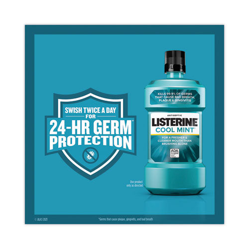 Johnson & Johnson - Listerine Cool Mint Mouthwash, 1 L Bottle
