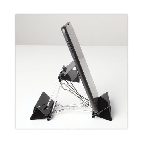 Universal - Binder Clips, Small, Black/Silver, 12/Box