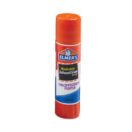 Elmer's - Disappearing Purple All Purpose Glue Sticks, 0.24 oz, Dries Clear, 60/Box