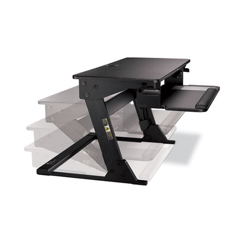 3M - Precision Standing Desk, 35.4" x 22.2" x 6.2" to 20", Black