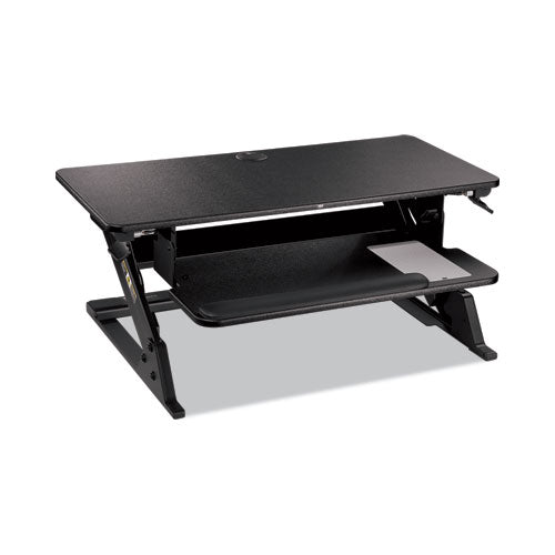 3M - Precision Standing Desk, 35.4" x 22.2" x 6.2" to 20", Black