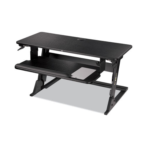 3M - Precision Standing Desk, 35.4" x 22.2" x 6.2" to 20", Black