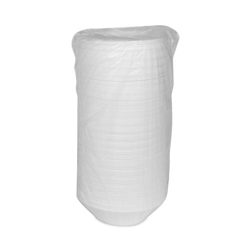 Pactiv Evergreen - Placesetter Satin Non-Laminated Foam Dinnerware, Bowl, 12 oz, White, 1,000/Carton