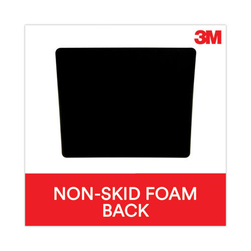 3M - Precise Mouse Pad with Nonskid Back, 9 x 8, Bitmap Design