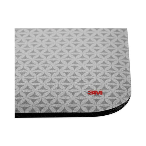 3M - Precise Mouse Pad with Nonskid Back, 9 x 8, Bitmap Design