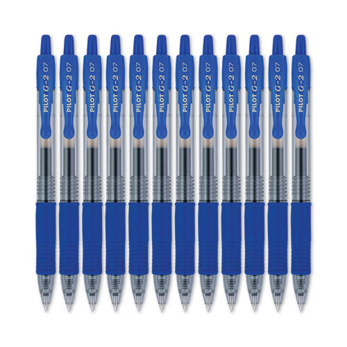 Pilot - G2 Premium Gel Pen Convenience Pack, Retractable, Fine 0.7 mm, Black Ink, Smoke/Black Barrel, 36/Pack