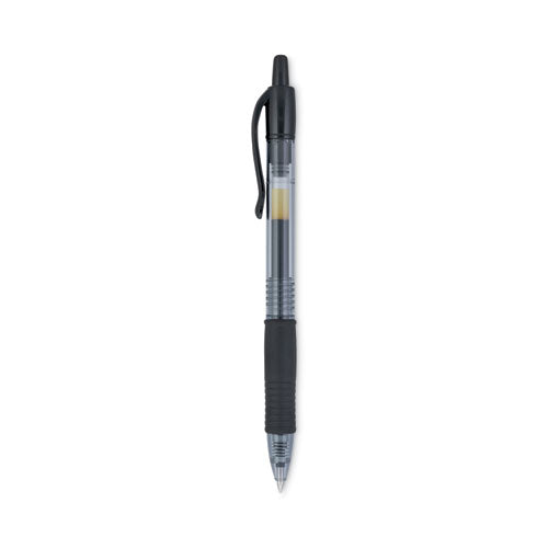 Pilot - G2 Premium Gel Pen Convenience Pack, Retractable, Fine 0.7 mm, Black Ink, Smoke/Black Barrel, 36/Pack