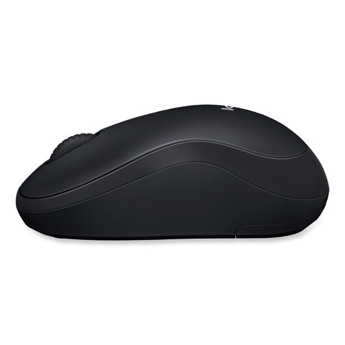 Logitech - M185 Wireless Mouse, 2.4 GHz Frequency/30 ft Wireless Range, Left/Right Hand Use, Black