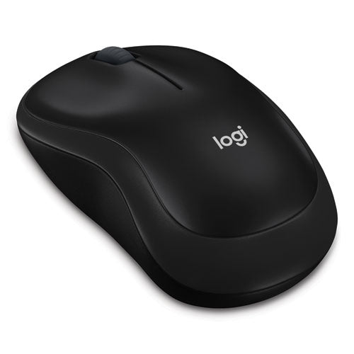 Logitech - M185 Wireless Mouse, 2.4 GHz Frequency/30 ft Wireless Range, Left/Right Hand Use, Black