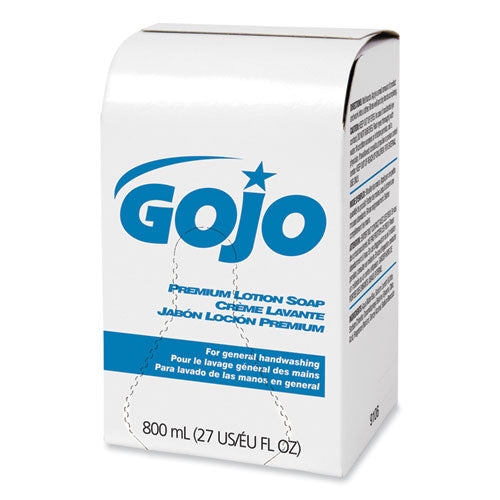 Gojo - Premium Lotion Soap Refill, Waterfall Scent, 800 mL, 12/Carton