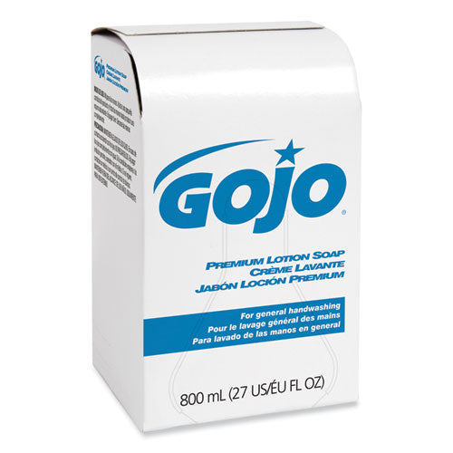 Gojo - Premium Lotion Soap Refill, Waterfall Scent, 800 mL, 12/Carton