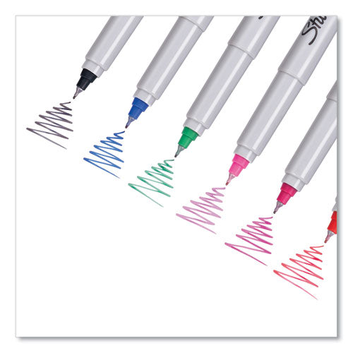 Sharpie - Ultra Fine Tip Permanent Marker, Ultra-Fine Needle Tip, Blue, Dozen
