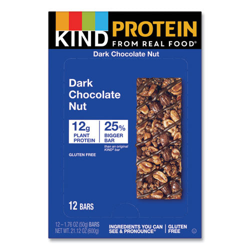 KIND - Protein Bars, Double Dark Chocolate, 1.76 oz, 12/Pack