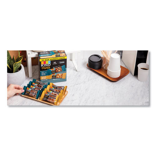 KIND - Minis, Dark Chocolate Nuts and Sea Salt/Caramel Almond and Sea Salt, 0.7 oz, 20/Pack