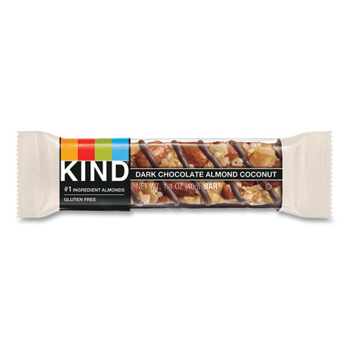 KIND - Fruit and Nut Bars, Dark Chocolate Almond and Coconut, 1.4 oz Bar, 12/Box
