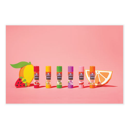 Elmer's - Clear School Glue Stick, Scented, Assorted, 0.21 oz, Dries Clear, 30/Pack