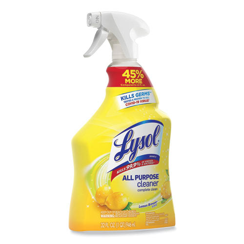 Lysol - Ready-to-Use All-Purpose Cleaner, Lemon Breeze, 32 oz Spray Bottle