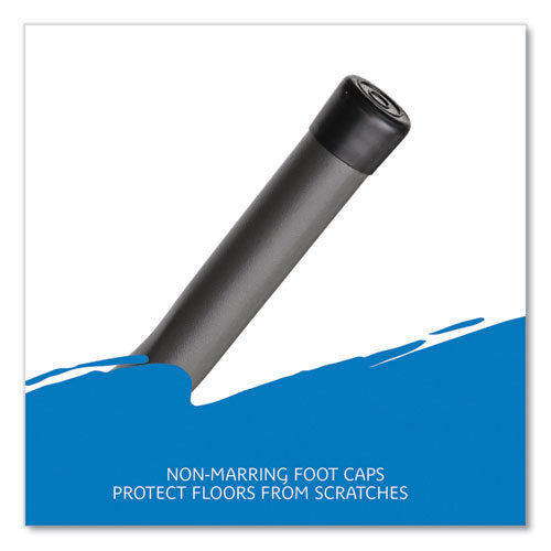 Iceberg - Bifold Resin Folding Table, Rectangular, 70.9" x 29.1" x 30", White Granite Top, Gray Base/Legs, 2/Pack