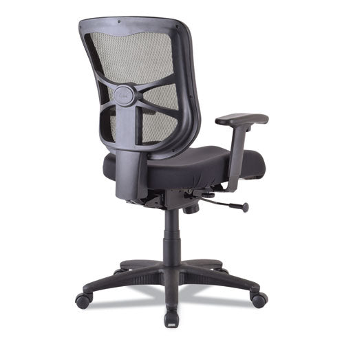 Alera - Alera Elusion Series Mesh Mid-Back Swivel/Tilt Chair, Supports Up to 275 lb, 17.9" to 21.8" Seat Height, Black