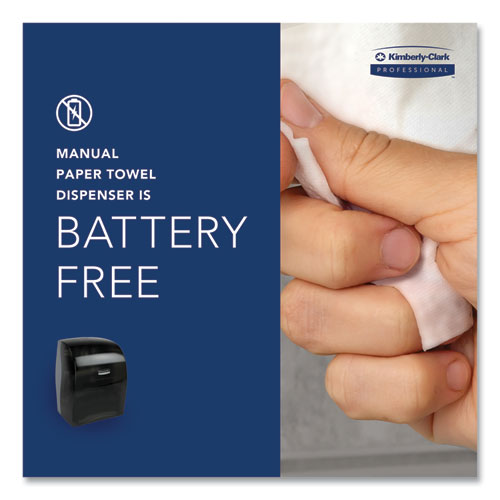 Kimberly-Clark - Sanitouch Hard Roll Towel Disp, 12.63 x 10.2 x 16.13, Smoke