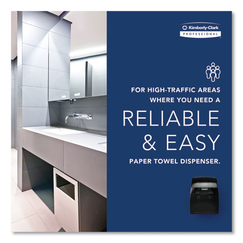 Kimberly-Clark - Sanitouch Hard Roll Towel Disp, 12.63 x 10.2 x 16.13, Smoke