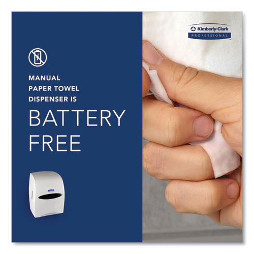 Kimberly-Clark - Sanitouch Hard Roll Towel Dispenser, 12.63 x 10.2 x 16.13, White