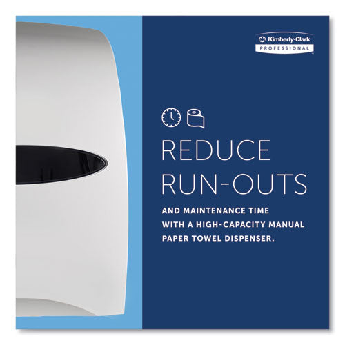 Kimberly-Clark - Sanitouch Hard Roll Towel Dispenser, 12.63 x 10.2 x 16.13, White