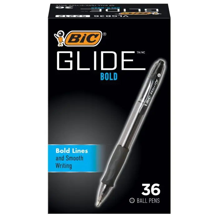 BIC -  Glide Bold Retractable Ball Pen
