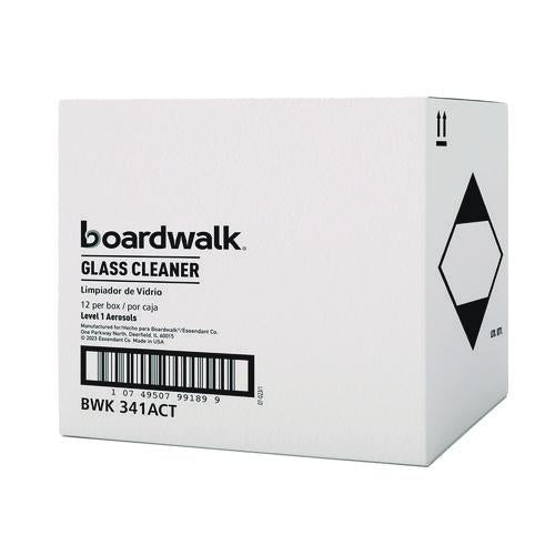 boardwalk - Heavy-Duty Glass Cleaner, Sweet Scent, 19 oz Aerosol Spray, 12/Carton