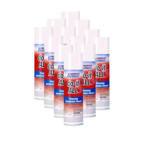 Dymon - do-it-ALL Germicidal Foaming Cleaner, 18 oz Aerosol Spray, 12/Carton