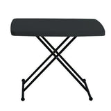 Iceberg - IndestrucTable Classic Personal Folding Table, 30" x 20" x 25" to 28", Charcoal