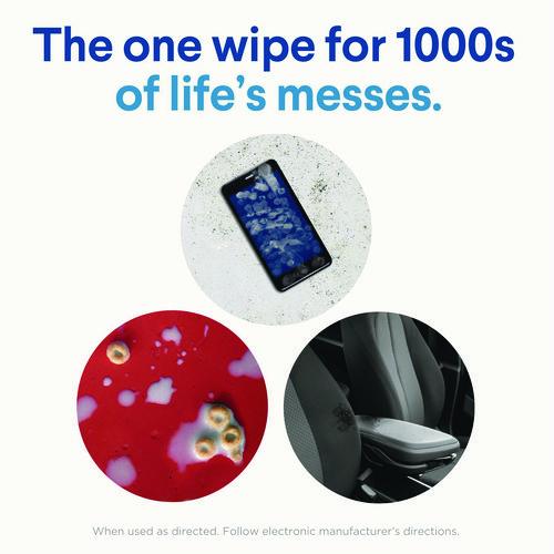 Clorox - Disinfecting Wipes, Bleach Free Cleaning Wipes, 1-Ply, 7 x 8, Crisp Lemon, White, 35/Canister, 12 Canisters/Carton