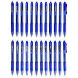 Zebra - Z-Grip Ballpoint Pen, Retractable, Medium 1 mm, Blue Ink, Translucent Blue/Blue Barrel, 24/Pack