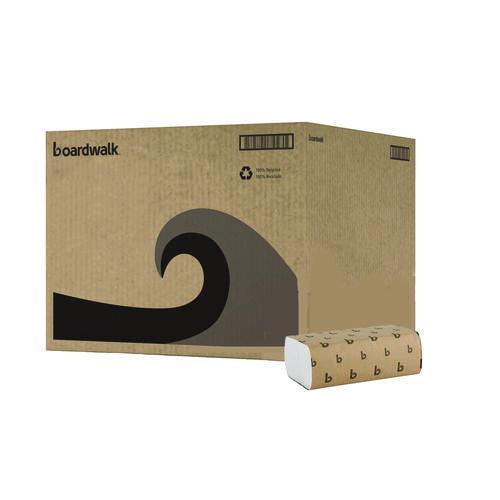 boardwalk - Multifold Paper Towels, 1-Ply, 9 x 9.45, White, 250 Towels/Pack, 16 Packs/Carton